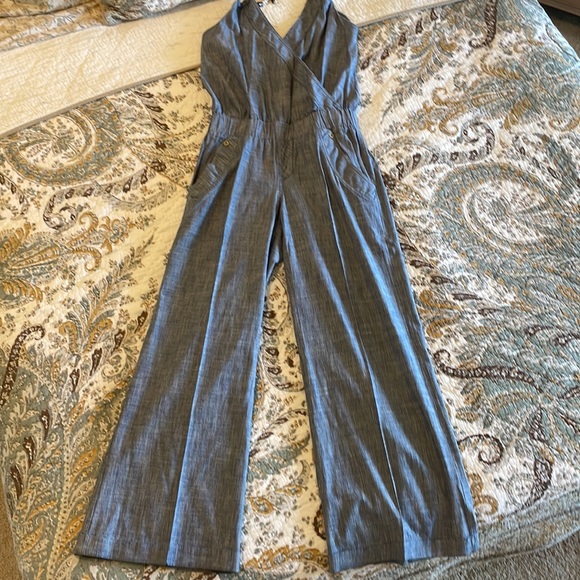MIKE & CHRIS Hartford Japanese Chambray Jumpsuit SUPER RARE! - Picture 9 of 10